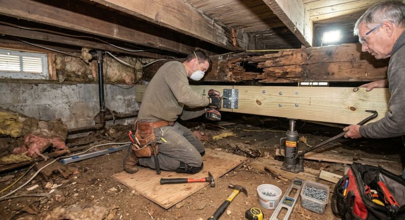 Floor Joists Repair in Kansas City, KS